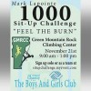 Mark Lapointe 1000 Sit-Up Challenge Fundraiser at Green Mountain Rock Climbing Center! Green Mountain Rock Climbing sit up challenge