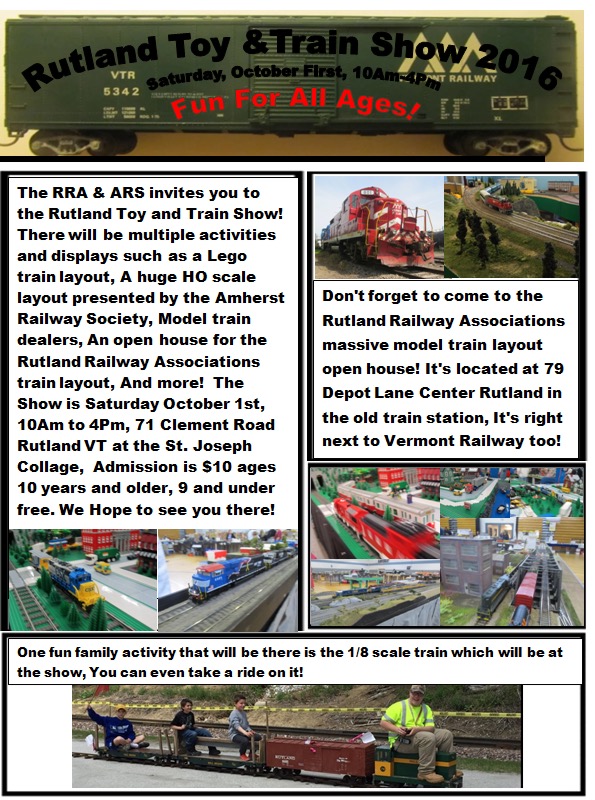 Rutland Toy and Train Show 2016 (Good)