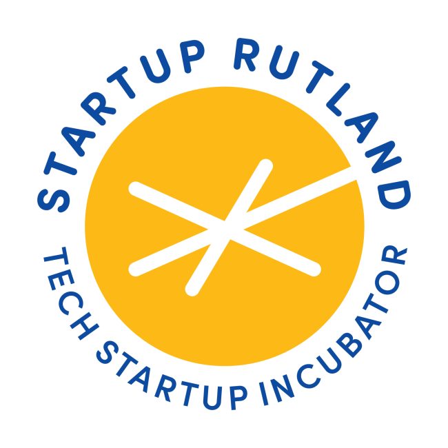 Full color Rondel version of the logo for StartUp Rutland Tech Incubator