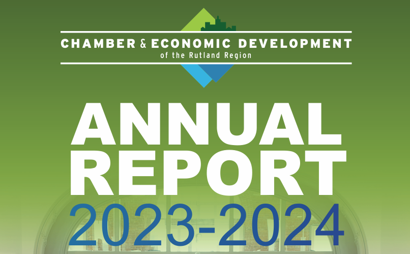 The 2023-2024 Chamber & Economic Development of the Rutland Region (CEDRR) Annual Report is out.